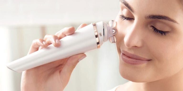 Ultrasound facial effort