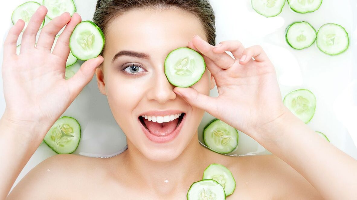 Cucumber for skin rejuvenation